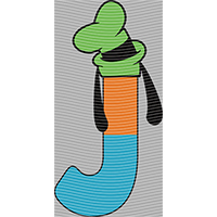 Cartoon letters-CL 205